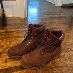Timberland Mens Newmarket 6 Inch Boots A1PHQ A1691 Burgundy